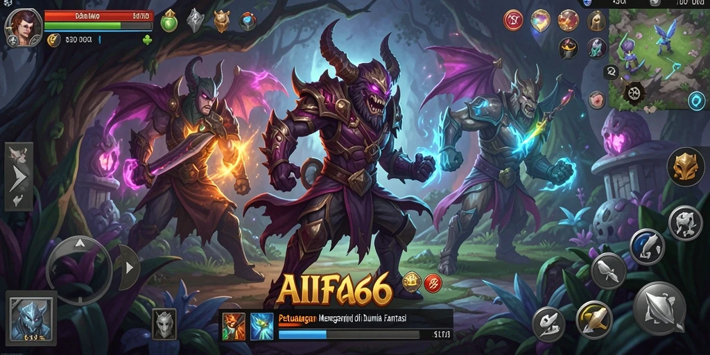 Tampilan gameplay AIFA66 yang penuh aksi dan petualangan.