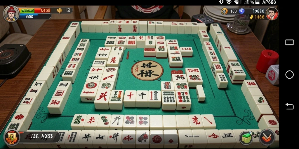 Tampilan gameplay Mahjong yang menarik dan penuh strategi.