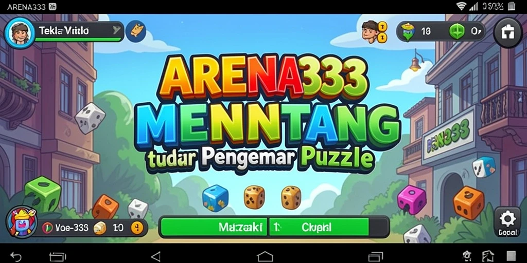 Tampilan gameplay menantang di ARENA333, penuh teka-teki menarik.