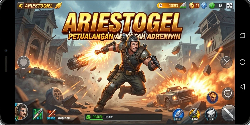 Gameplay seru dan mendebarkan dalam ARIESTOGEL.