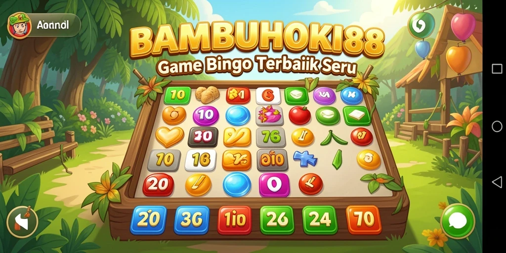 Tampilan gameplay menarik dari BAMBUHOKI88 yang penuh warna.