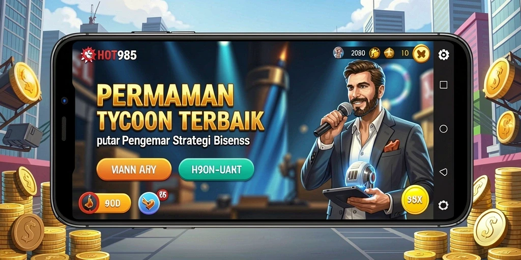 Tampilan gameplay Tycoon yang menarik dan menantang.