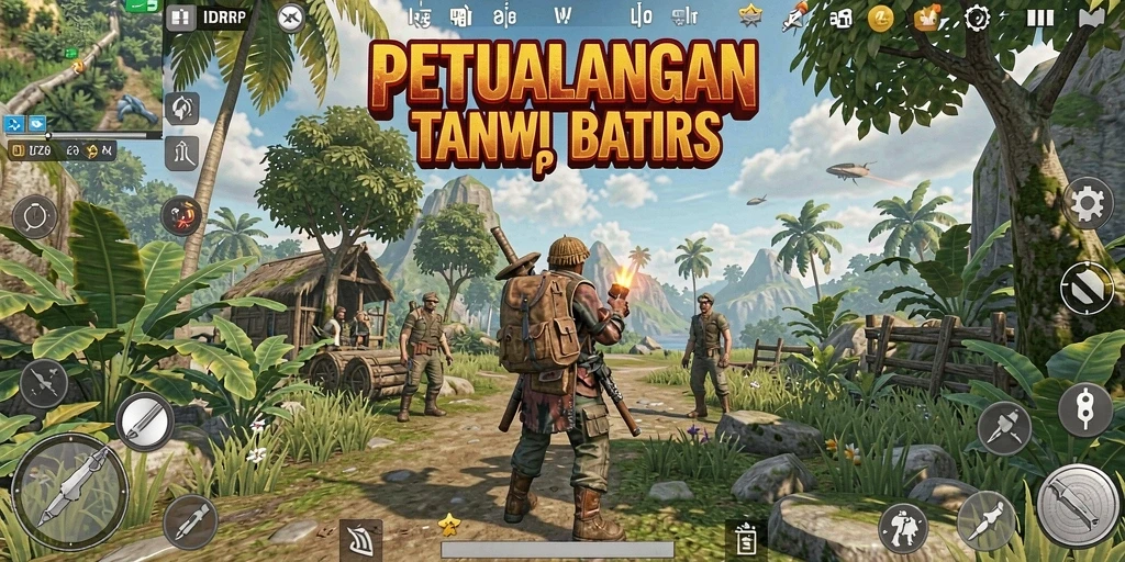 Screenshot IDRRP menampilkan keseruan petualangan di dunia terbuka.