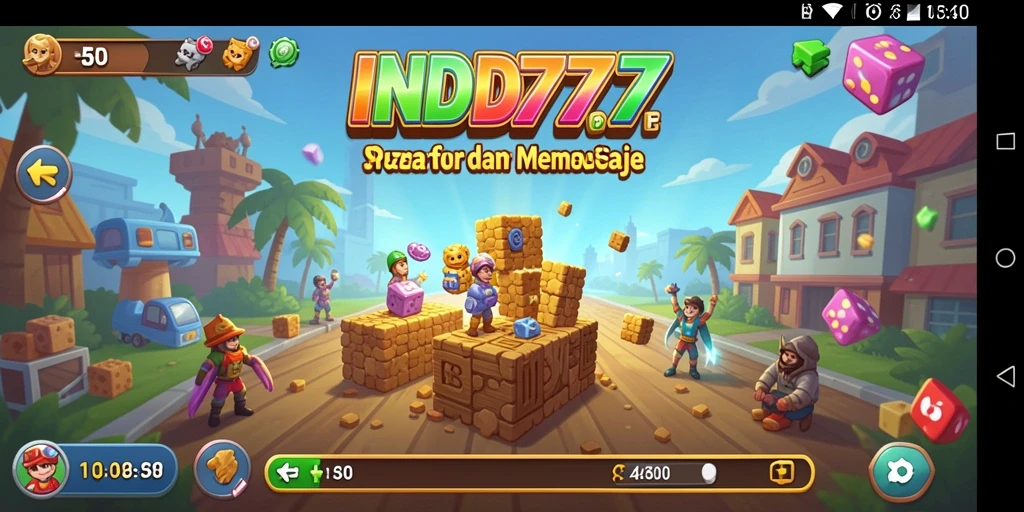 Tampilan menarik dari gameplay IND777 yang menantang.