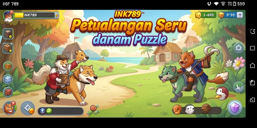 Menampilkan gameplay menantang dari INK789, penuh dengan teka-teki menarik.