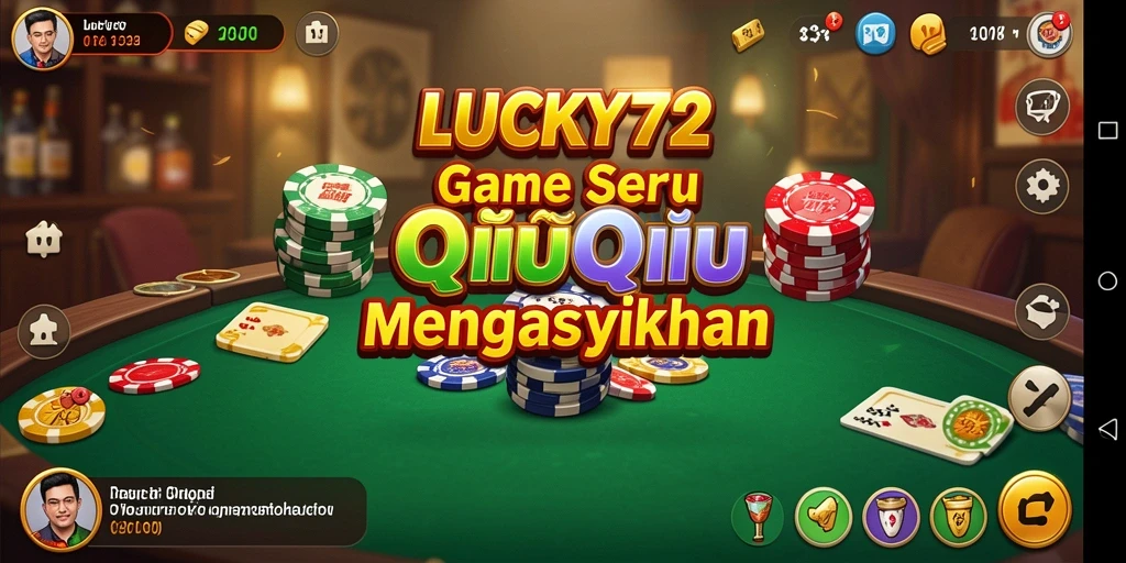 Tampilan gameplay QiuQiu yang seru dan kompetitif.