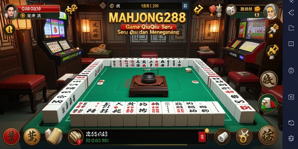 Tampilan menegangkan permainan QiuQiu di MAHJONG288.