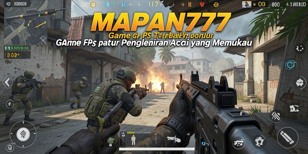 Tangkapan layar utama MAPAN777 menampilkan aksi tembak-menembak yang mendebarkan.