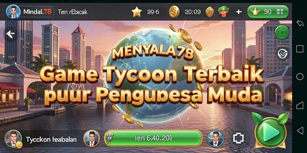 Tampilan gameplay MENYALA78 yang menarik dan interaktif.