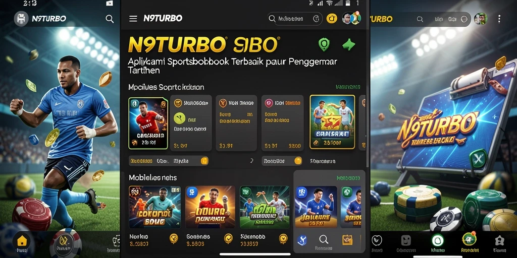 Tampilan utama N9TURBO dengan fitur taruhan yang menarik.