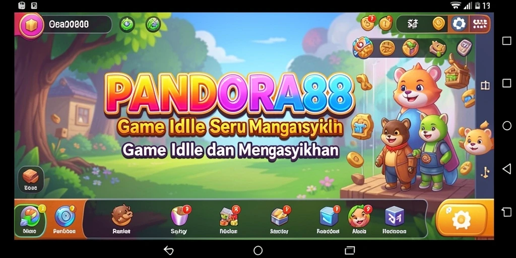 Screenshot gameplay PANDORA88 yang menampilkan mekanisme Idle yang menarik.