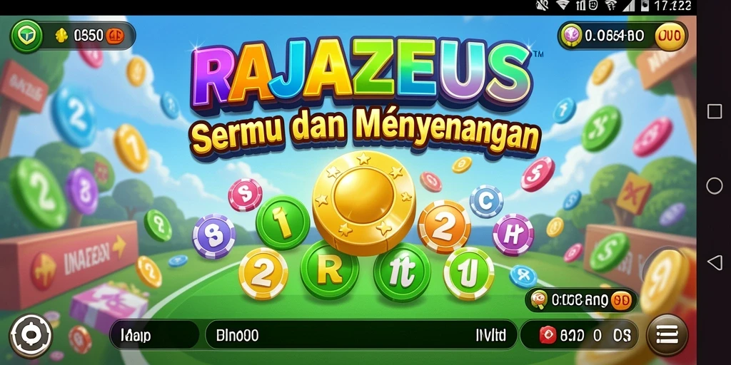 Tampilan gameplay menarik dari game Bingo RAJAZEUS.