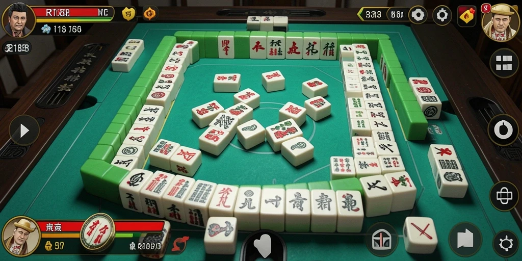 Tampilan gameplay seru dan menantang dari RI188 Mahjong.