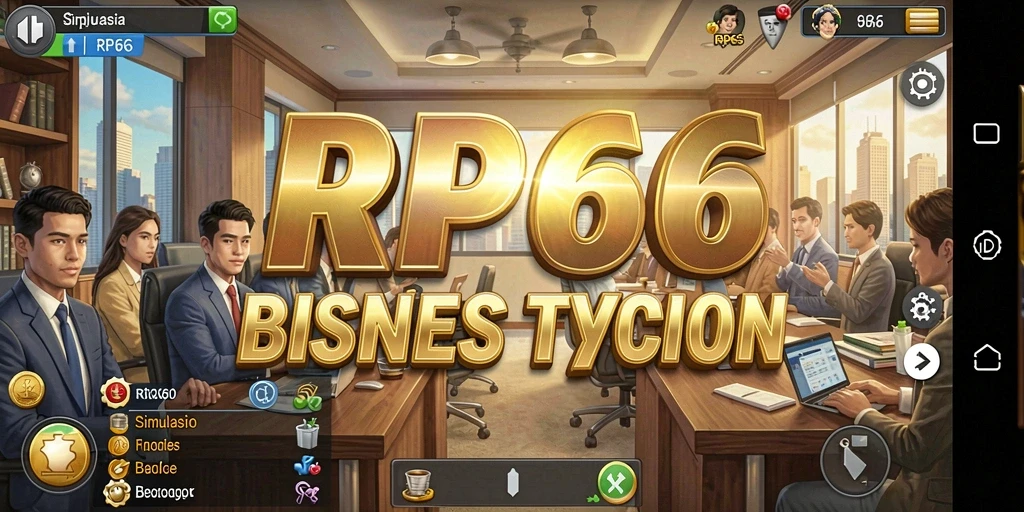 Tampilan gameplay RP66 yang menawan dengan banyak pilihan bisnis.