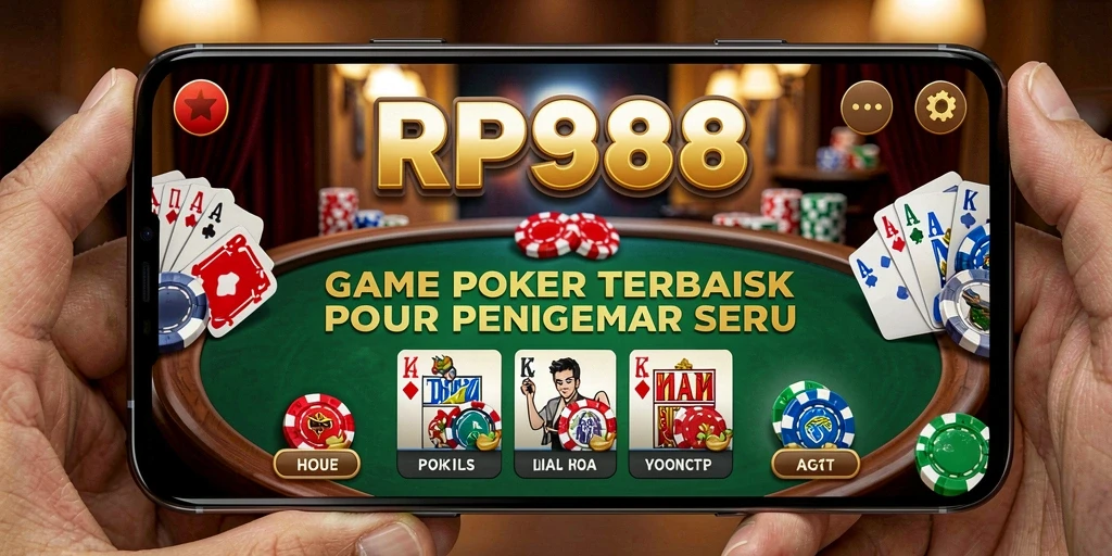 Screenshot gameplay RP888 menampilkan aksi seru permainan poker.