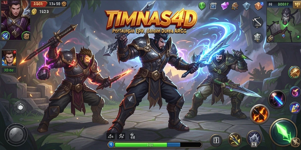 Gameplay seru dan aksi menegangkan di TIMNAS4D ARPG.